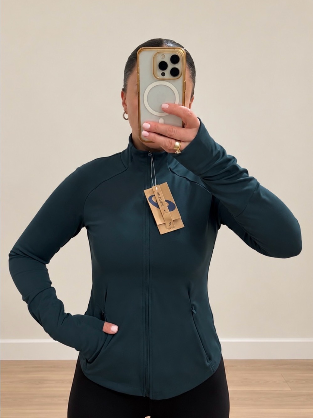Asics Women's Full-Zip Utility Jacket - Teal Green